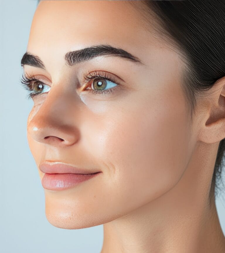 Chin liposuction procedure for double chin reduction