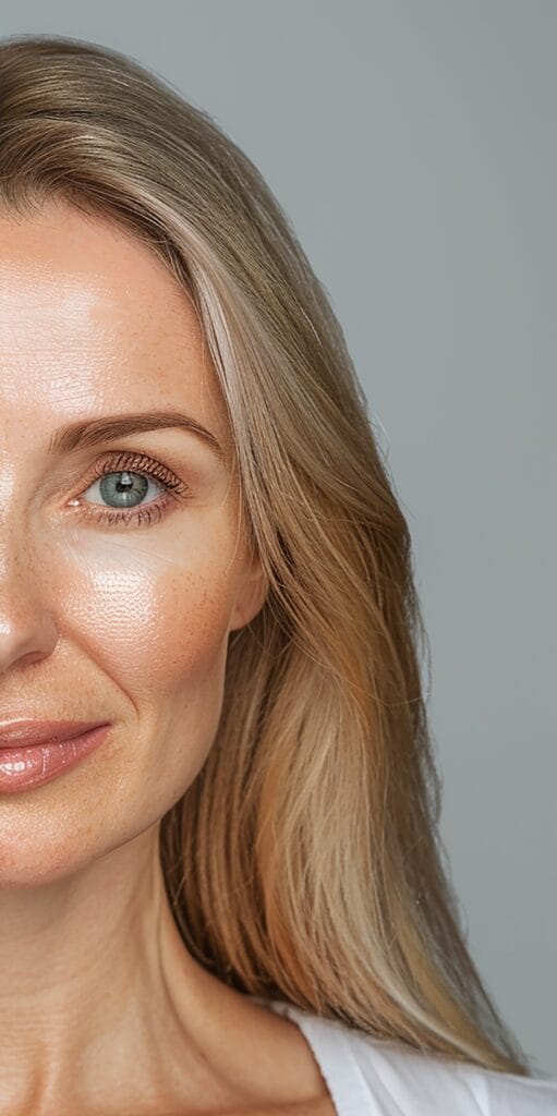 Mujer con frente lisa y expresión relajada tras tratamiento de Facial Botulinum antiarrugas